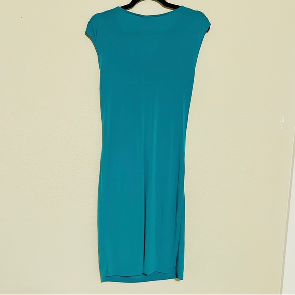 NWOT Michael Kors twist waist side knot midi dress, XS - Picture 3 of 4